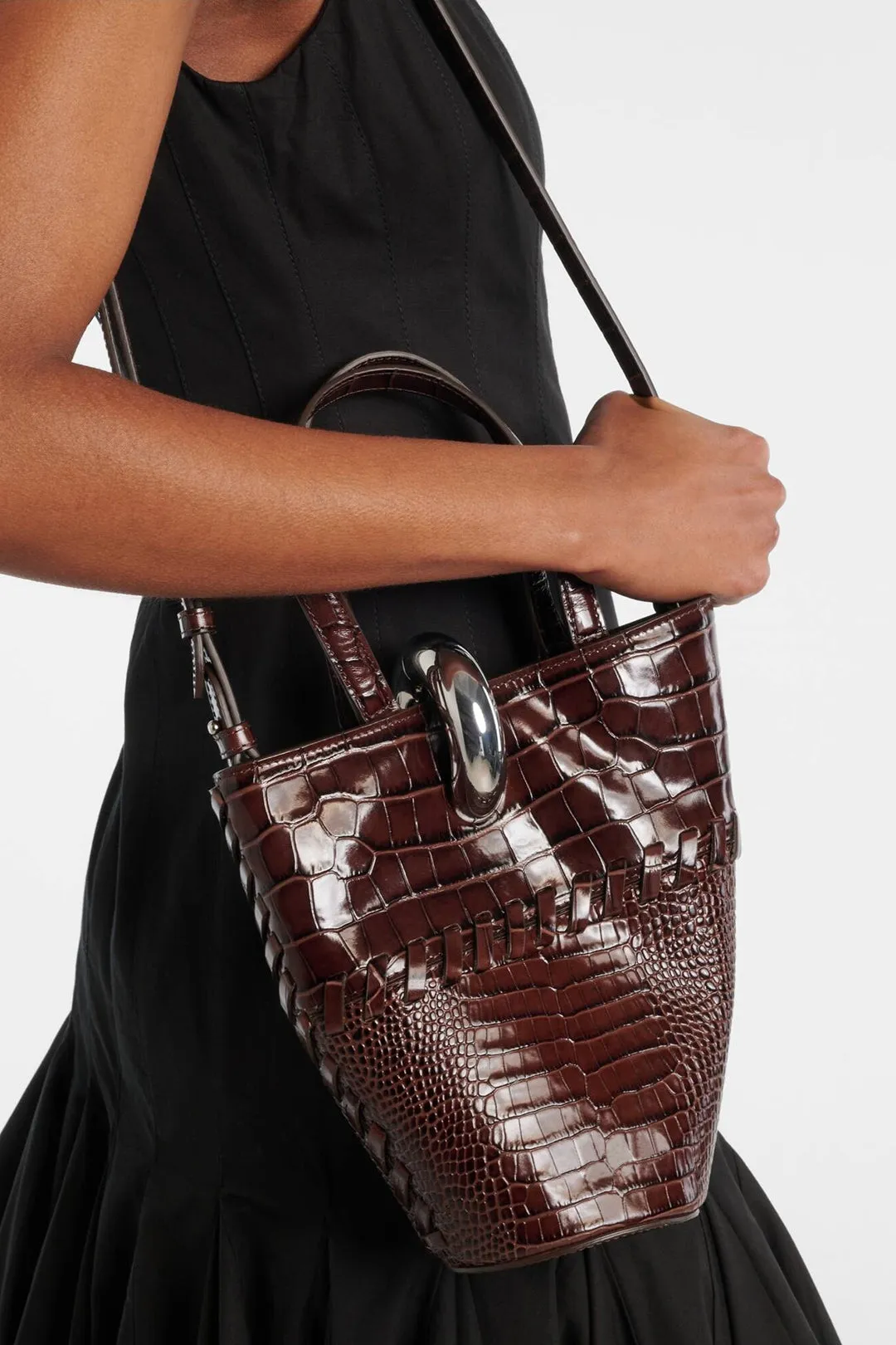 Leather Splicing Clutch Bag sold by Micas product image thumbnail 2