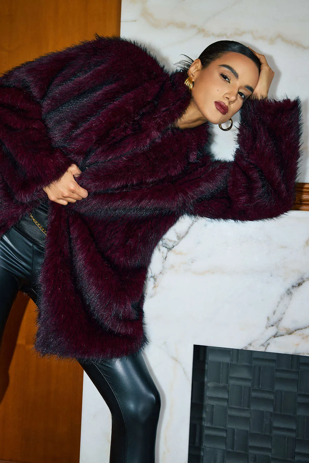 Faux Fur Coat sold by Micas product image thumbnail 2