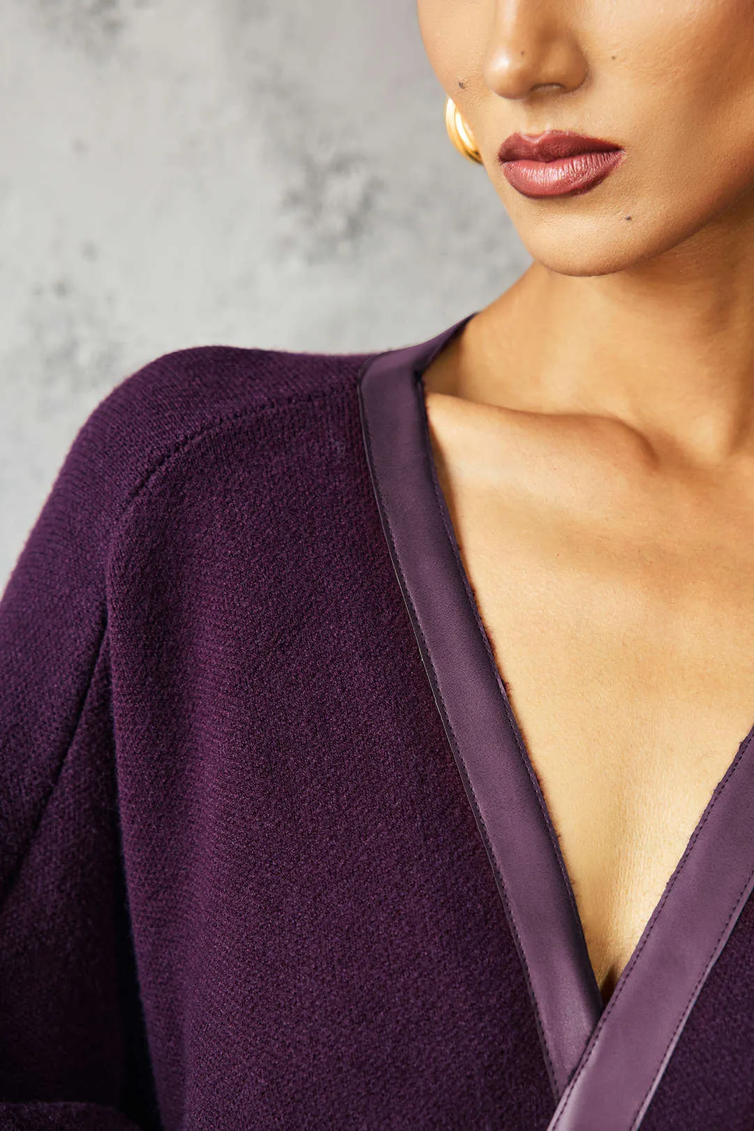 Knit Patchwork Cardigan sold by Micas product image thumbnail 4