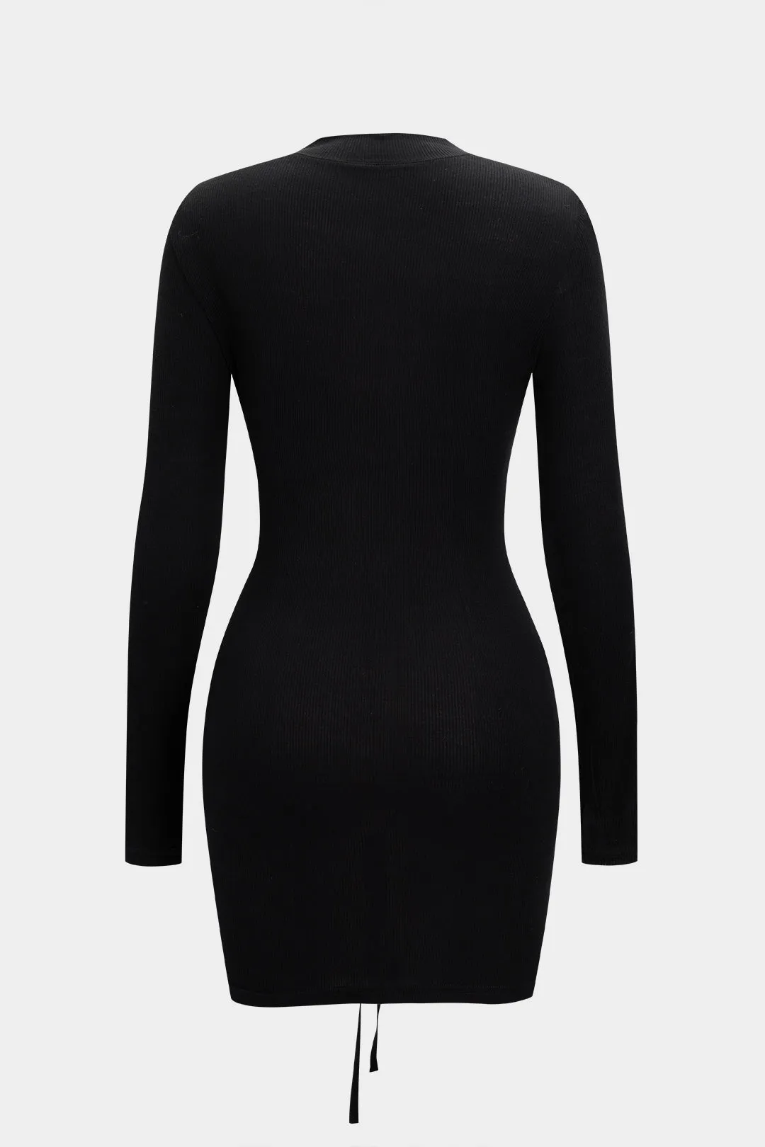 Tie-Up Long Sleeve Mini Dress sold by Micas product image thumbnail 2