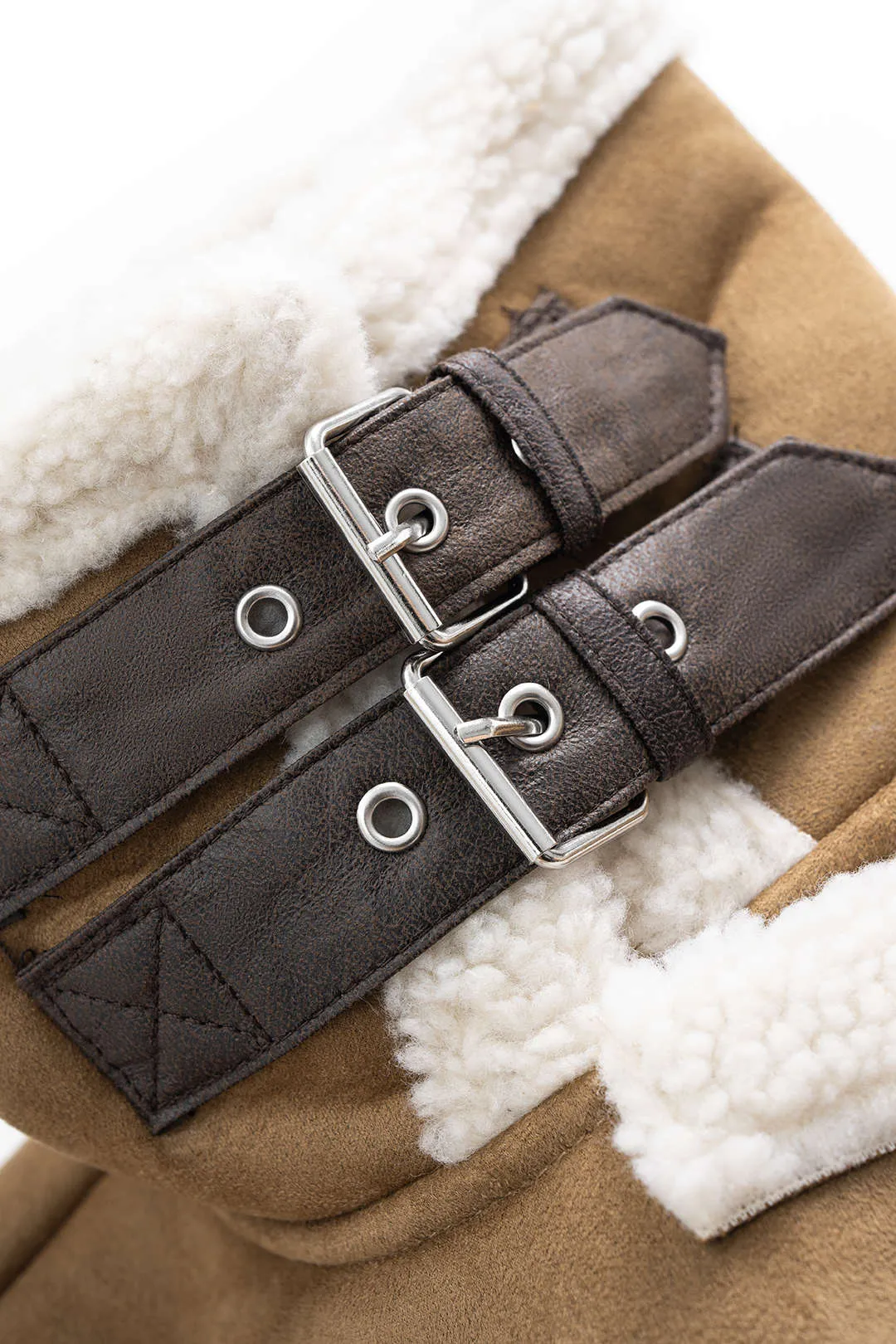 Suede Patchwork Zipper Tank Vest sold by Micas product image thumbnail 4