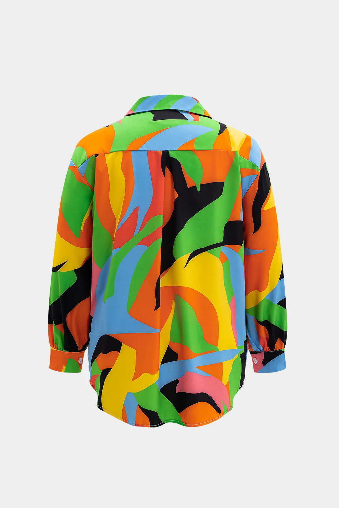 Plus størrelse tropisk skjorte og shorts sætter sold by Micas product image thumbnail 4