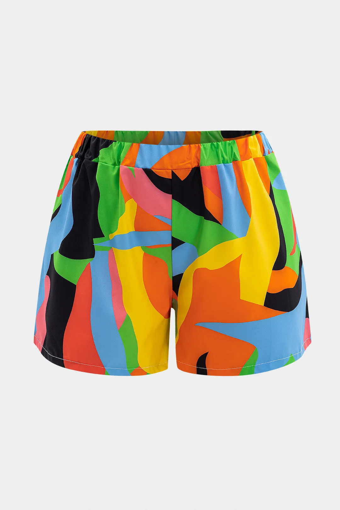 Plus størrelse tropisk skjorte og shorts sætter sold by Micas product image thumbnail 5