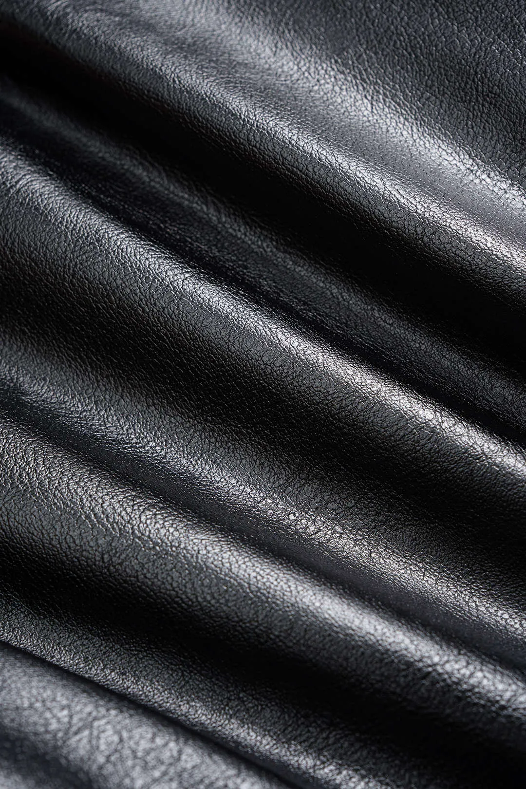 Faux Leather Stand Collar Puffer sold by Micas product image thumbnail 4