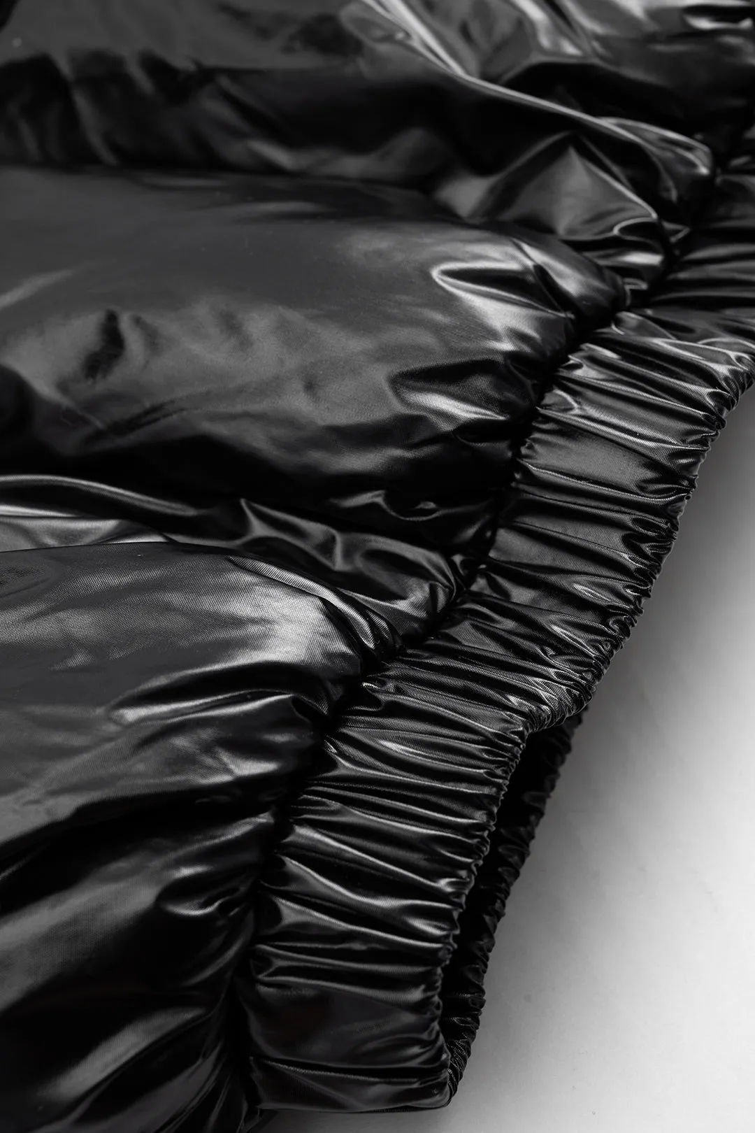 Solid Zipper Cropped Puffer sold by Micas product image thumbnail 4