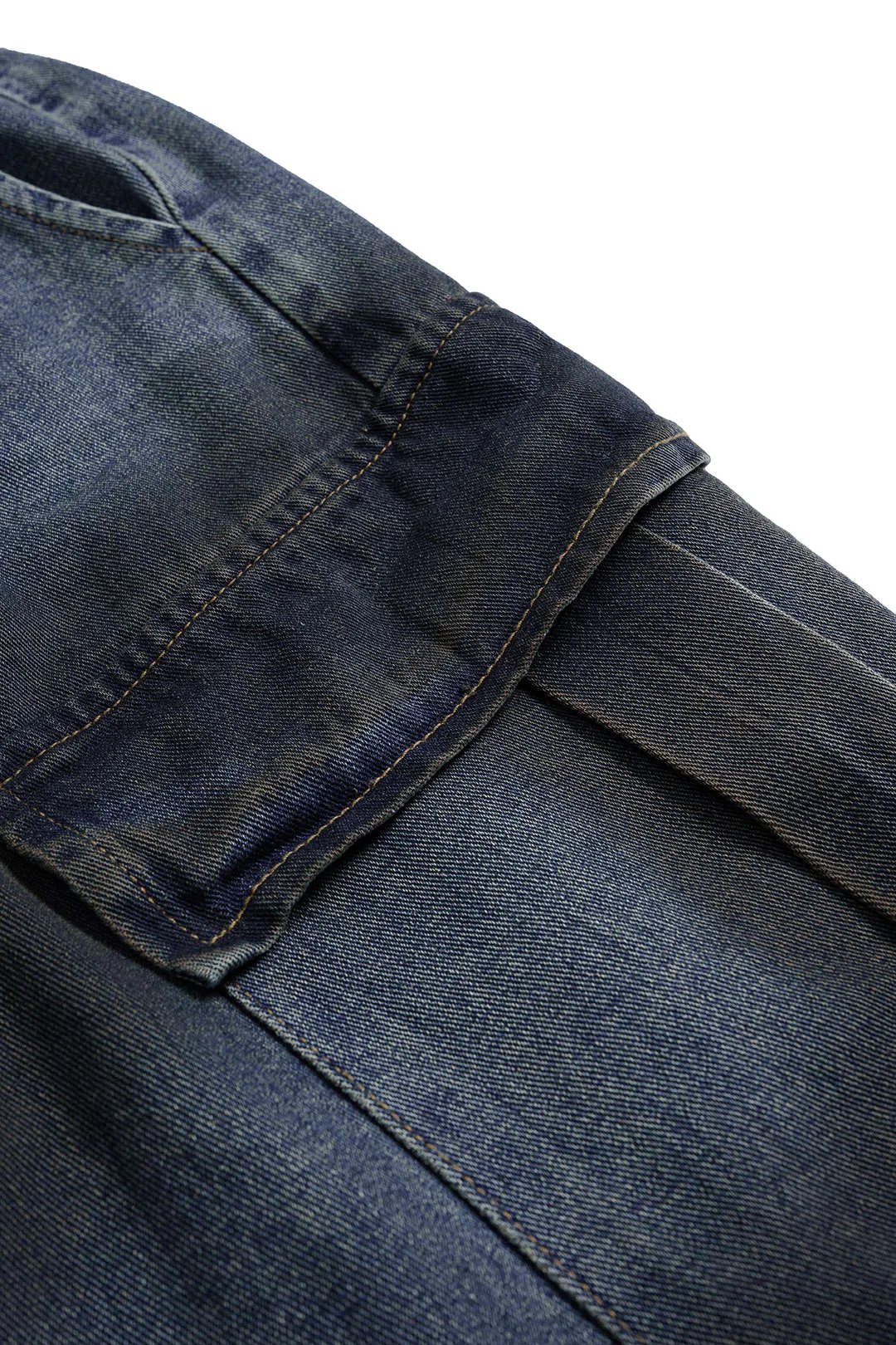 Denim Contrast Pocket High Waist Jeans sold by Micas product image thumbnail 4