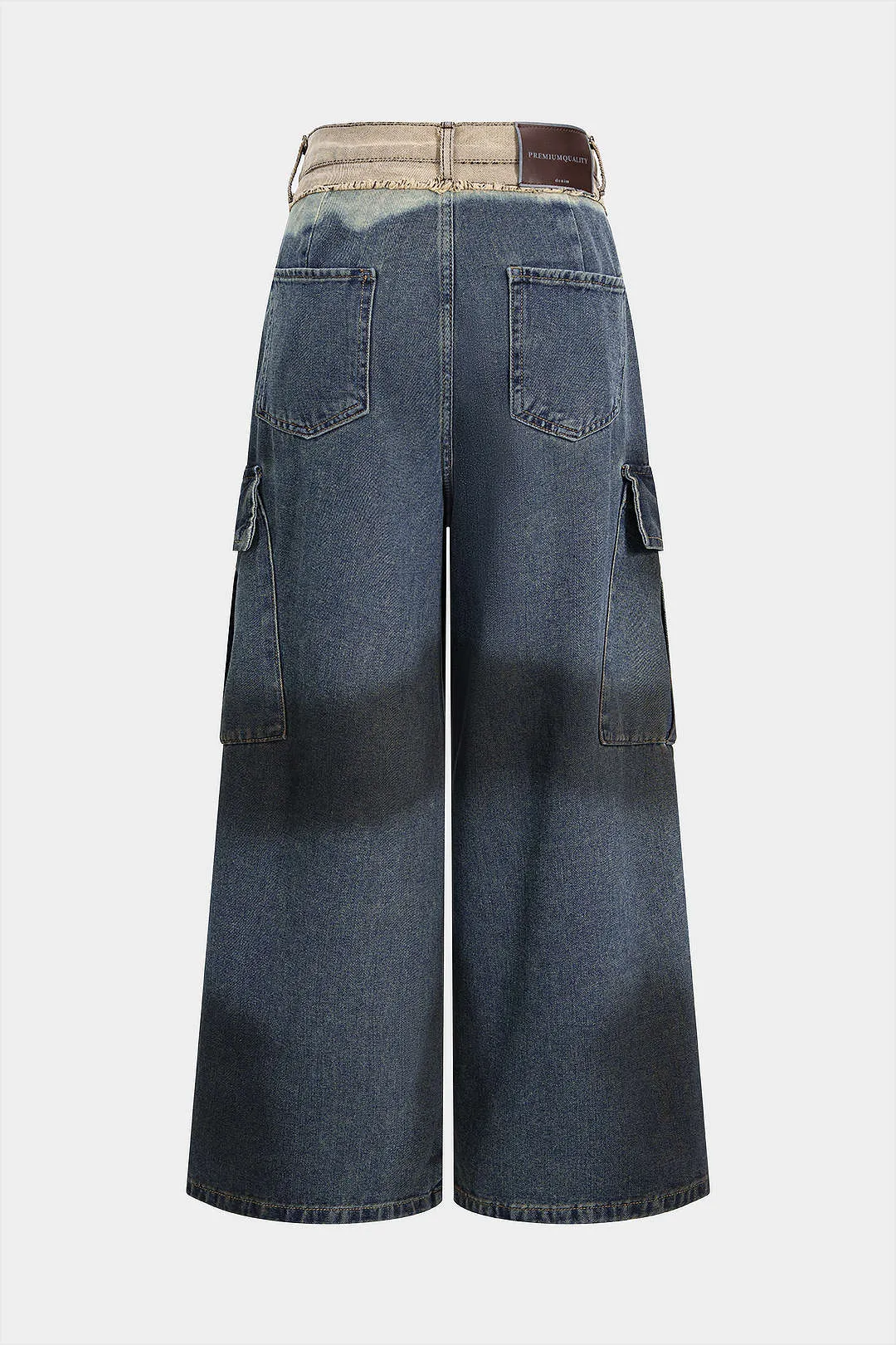 Denim Contrast Pocket High Waist Jeans sold by Micas product image thumbnail 2