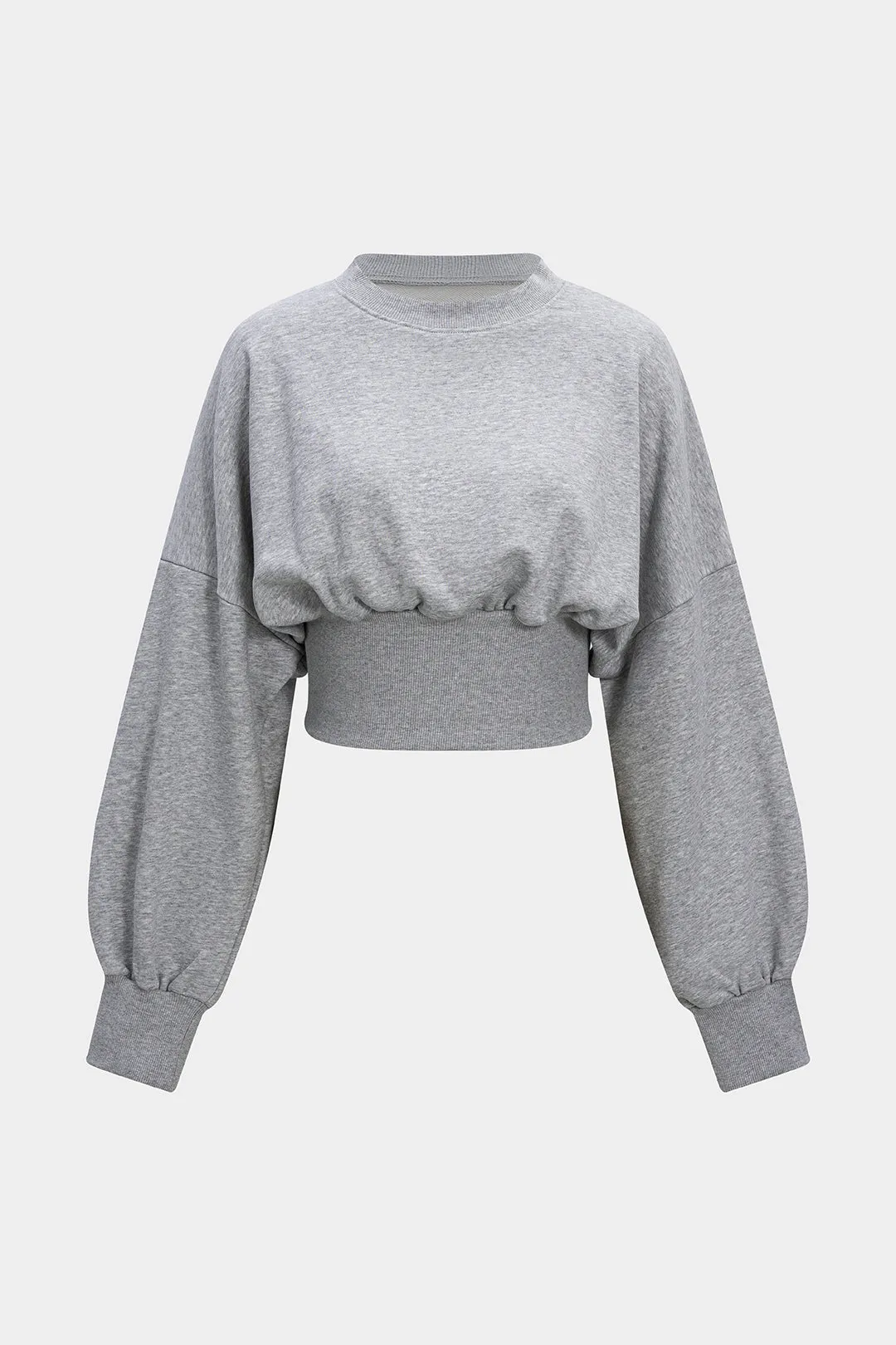 Round Neck Lantern Sleeve Sweatshirt sold by Micas
