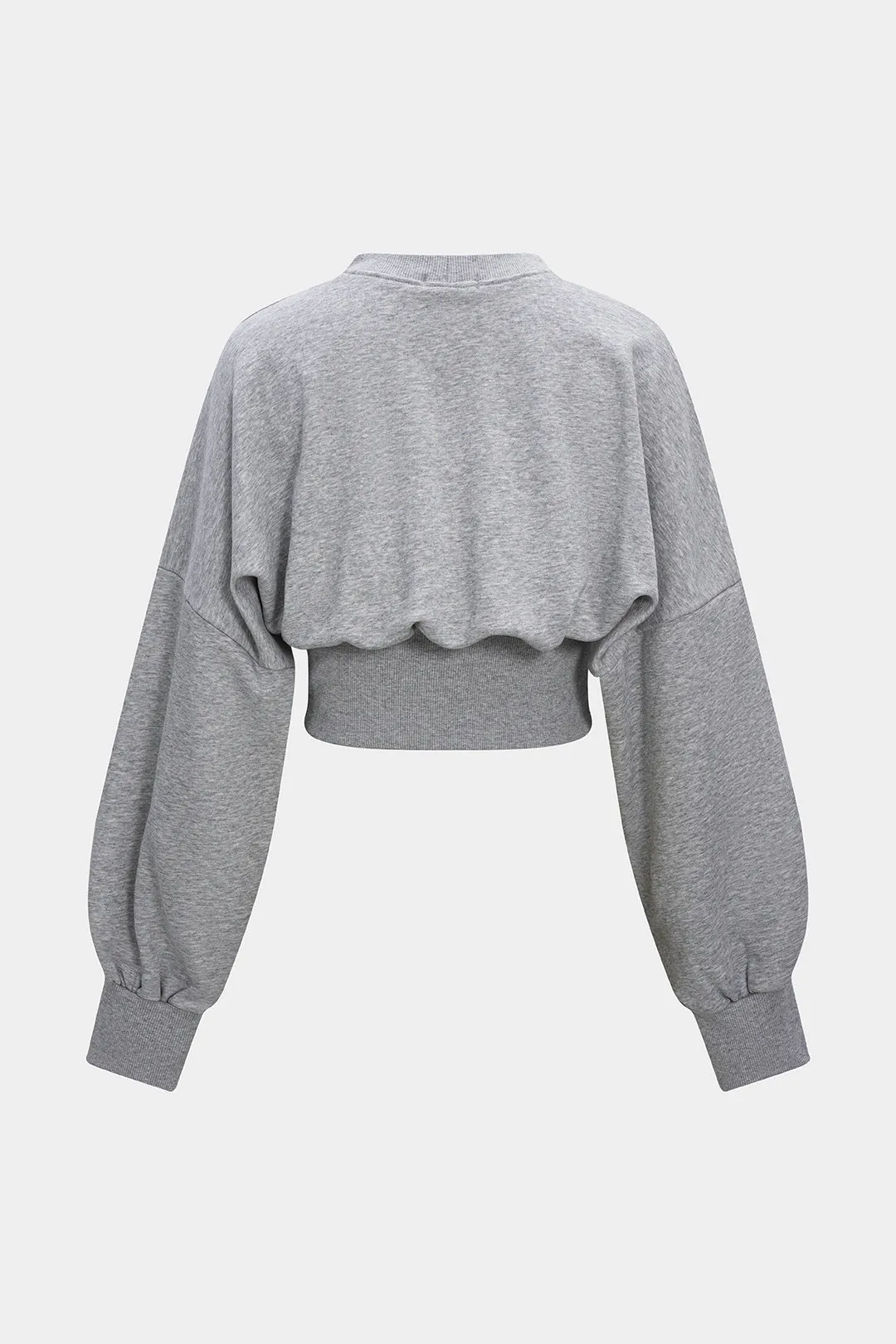 Round Neck Lantern Sleeve Sweatshirt sold by Micas product image thumbnail 2