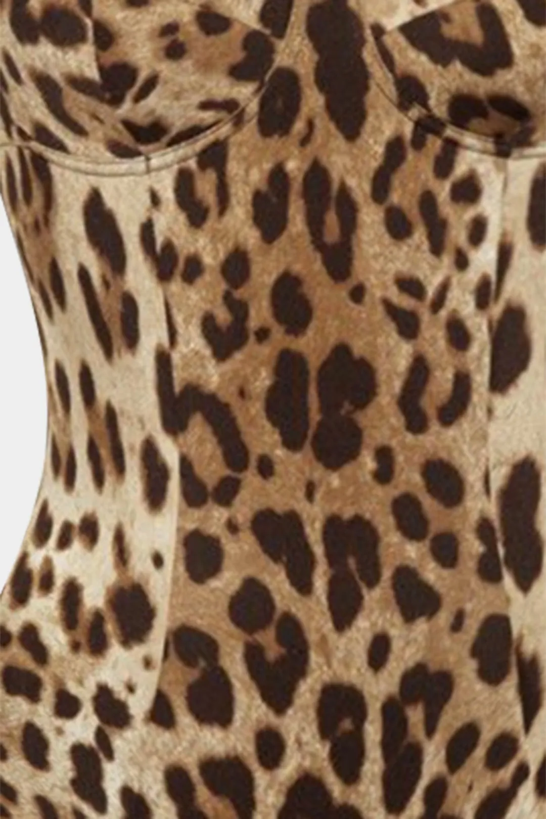 Leopard Print Slip Sleeveless Bodysuit sold by Micas product image thumbnail 2