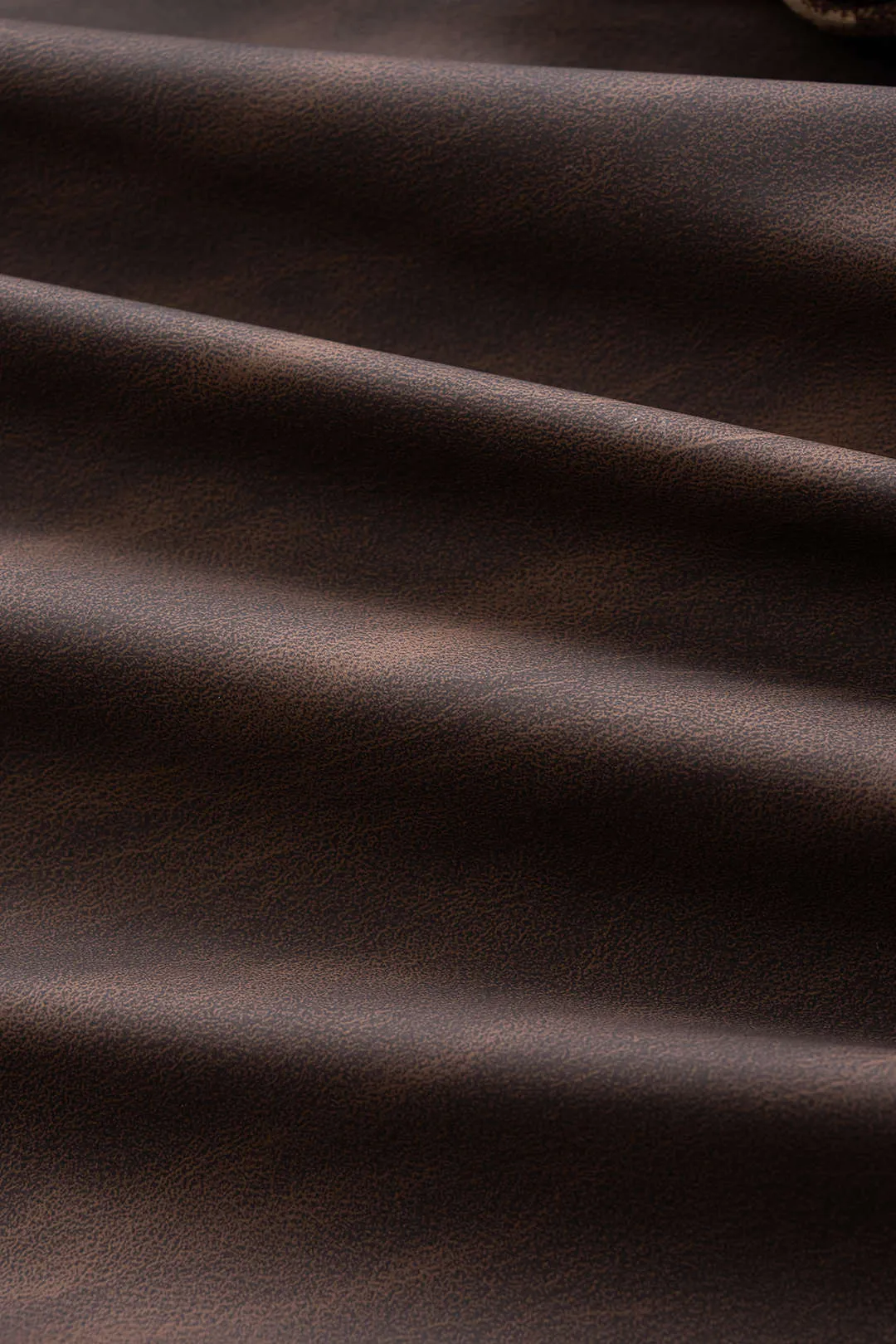 Leopard Print Faux Leather Twist Knot Patchwork Asymmetrical Skirt sold by Micas product image thumbnail 5