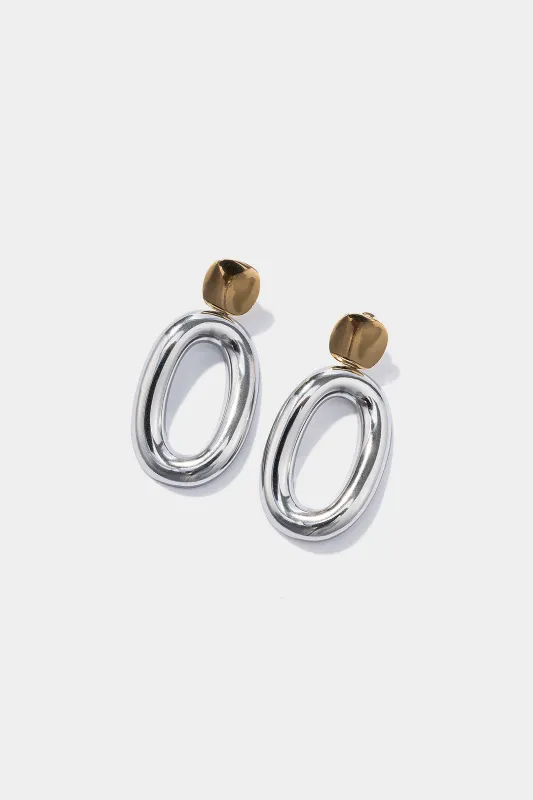 Stainless Steel Geometric Earrings sold by Micas