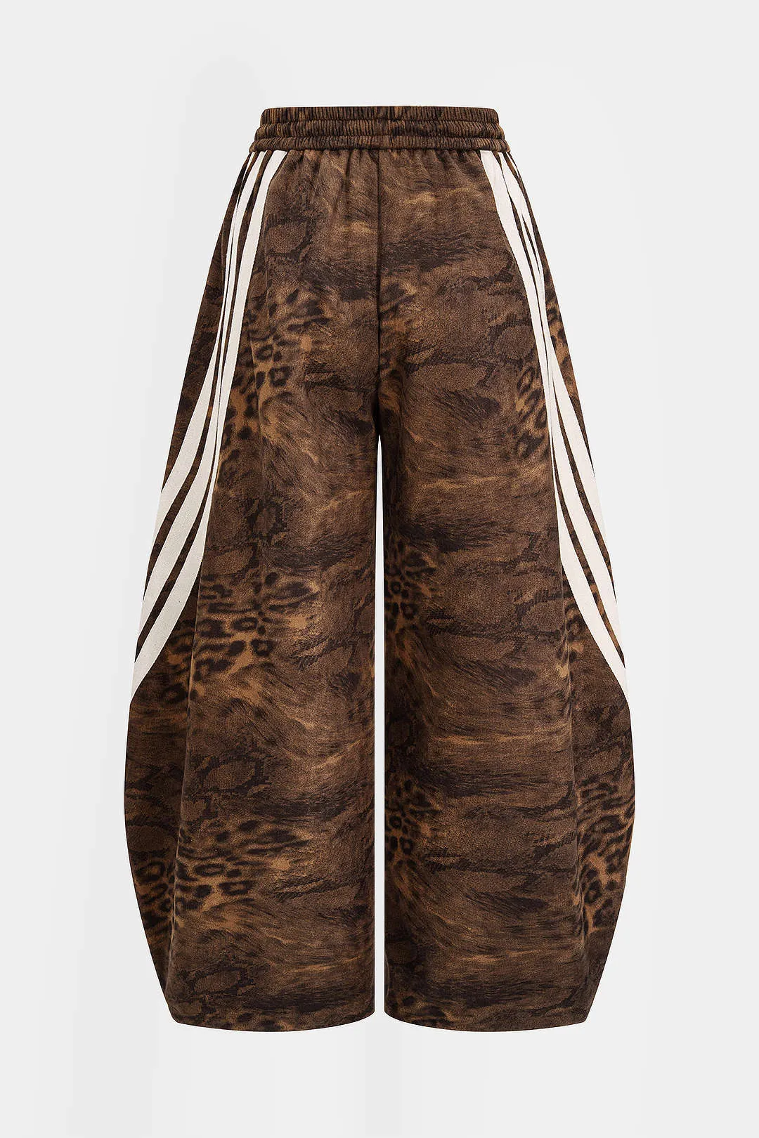 Suede Leopard Print Wide Leg Trousers sold by Micas product image thumbnail 2