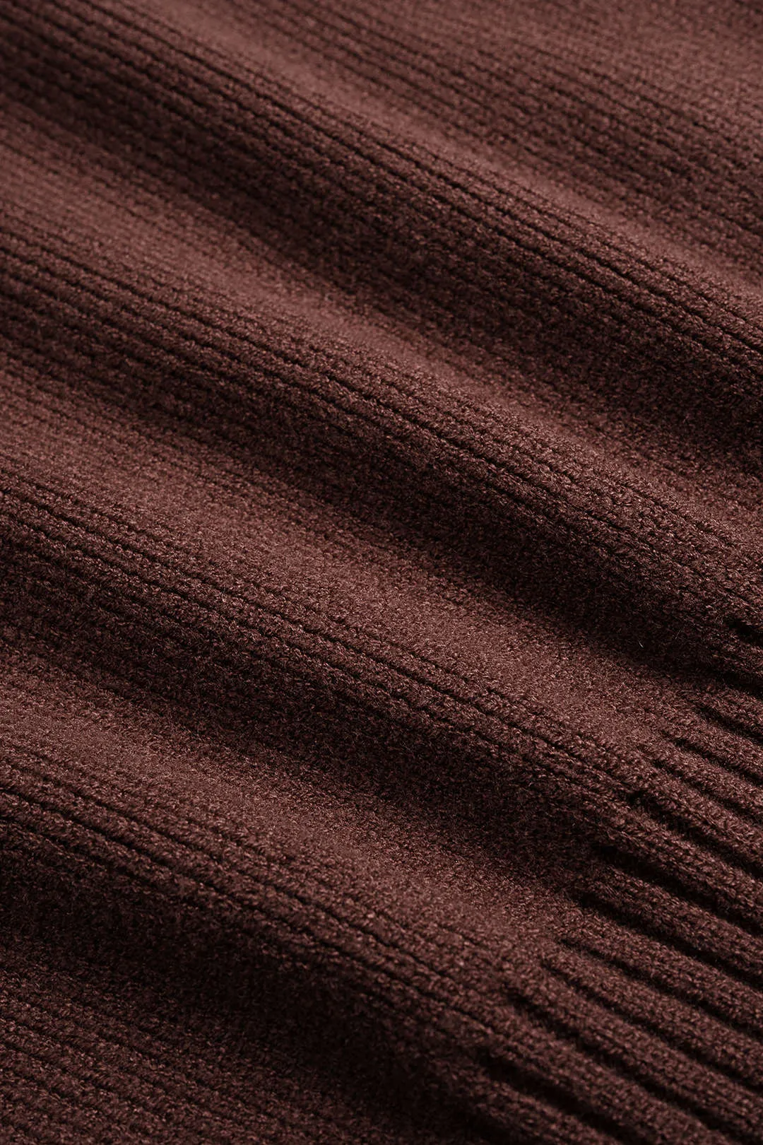 Plus Size Knit Round Neck Long-Sleeve Top sold by Micas product image thumbnail 4