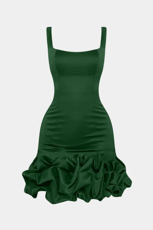 Ruffle Sleeveless Slip Mini Dress sold by Micas