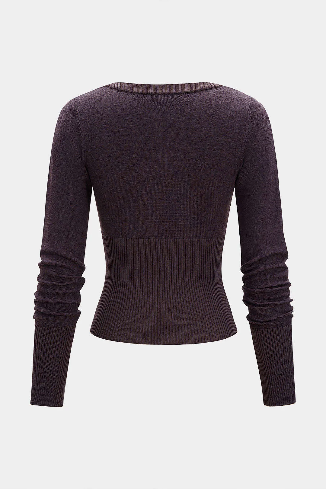 Button Detail Long-Sleeve Top sold by Micas product image thumbnail 2