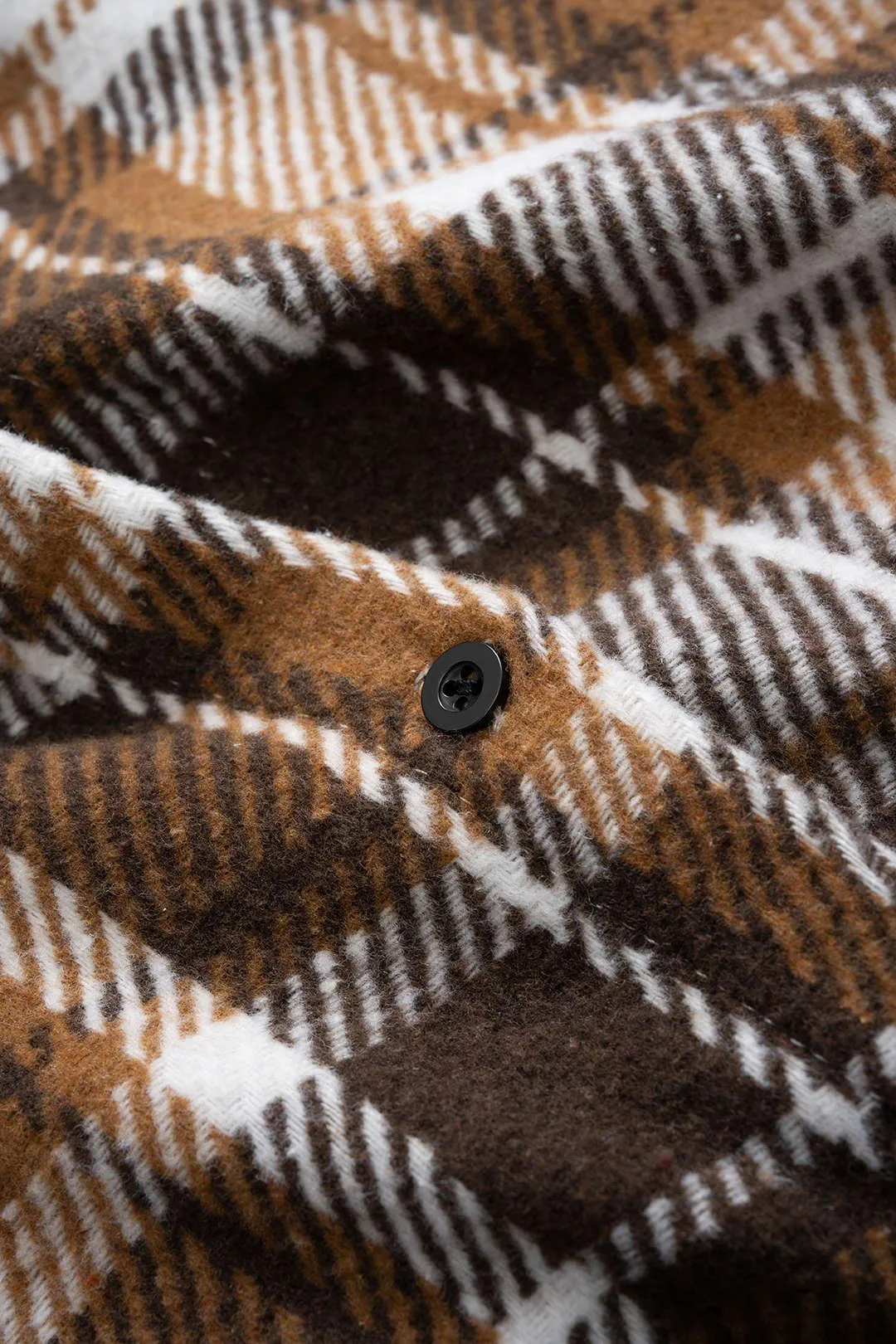 Plaid Print Knit Turtleneck Long-Sleeve Shirt sold by Micas product image thumbnail 4