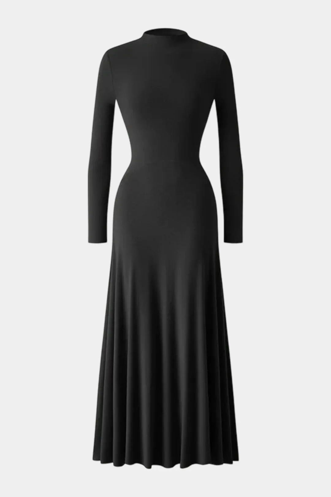 Solid Long Sleeve Maxi Dress sold by Micas