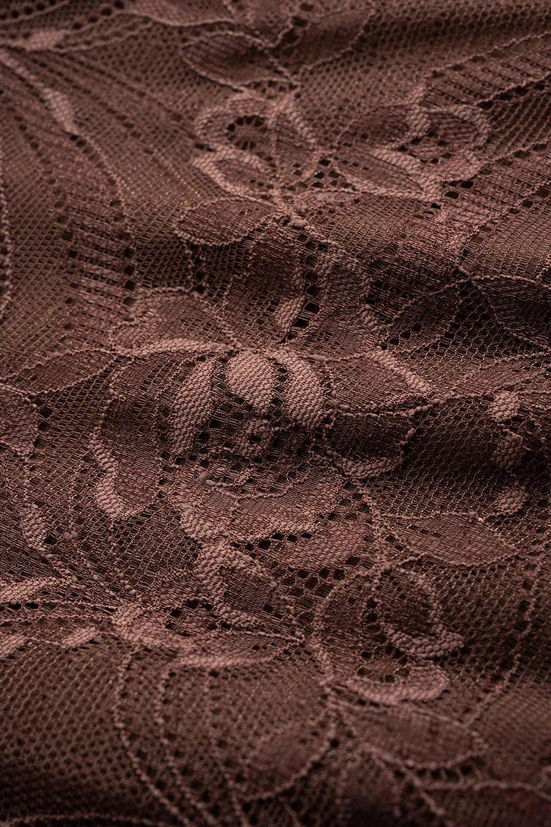 Lace Patchwork Ruched Twist Knot Slip Sleeveless Maxi Dress sold by Micas product image thumbnail 3