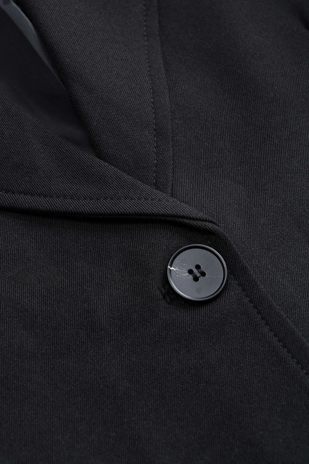 Notched Lapel Button Shoulder Pads Blazer sold by Micas product image thumbnail 3