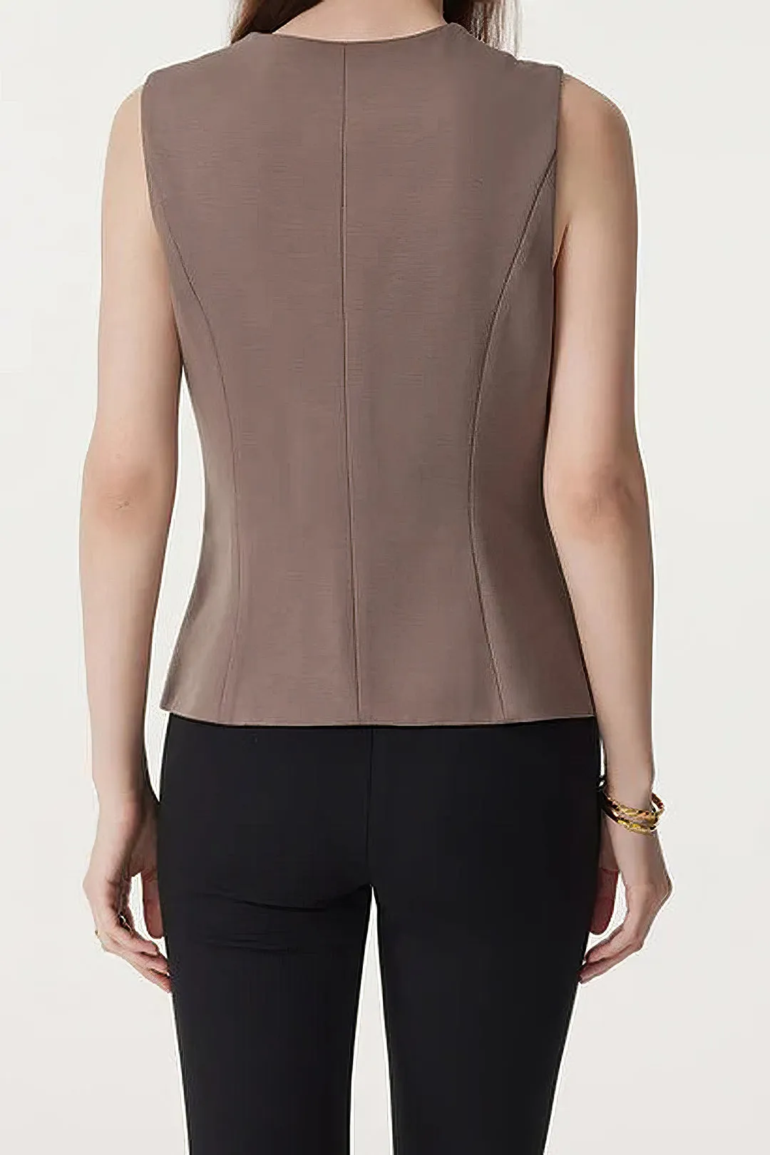 Solid Button Vest sold by Micas product image thumbnail 2