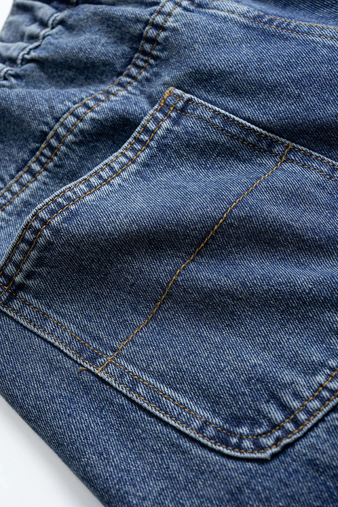 Denim High Waist Wide Leg Jeans sold by Micas product image thumbnail 5