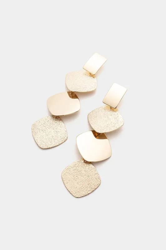 Alloy Geometric Earrings sold by Micas