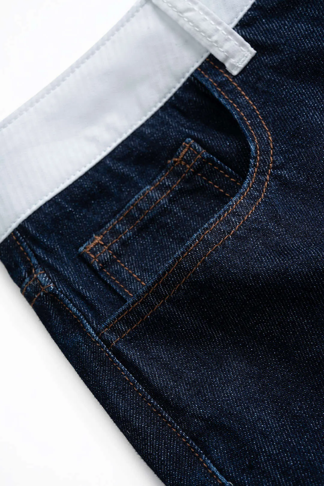 Denim Patchwork Split Skirt sold by Micas product image thumbnail 3