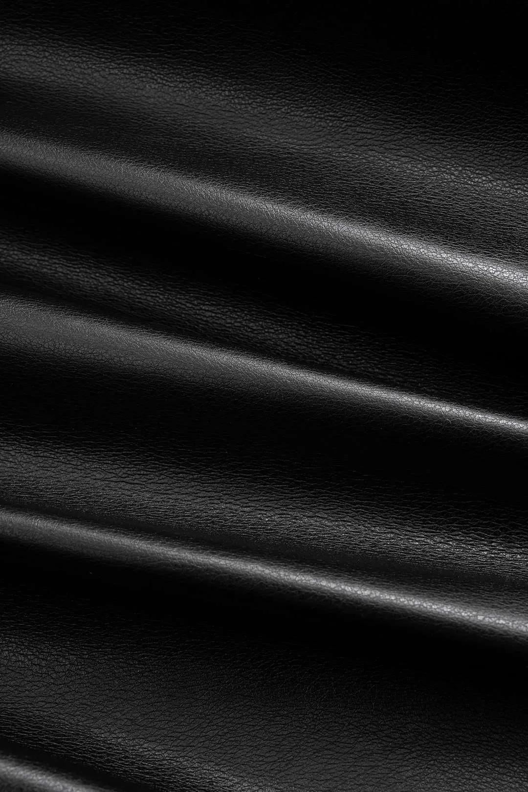 Faux Leather Metallic Eyelet Ruched One Shoulder Mini Dress sold by Micas product image thumbnail 4