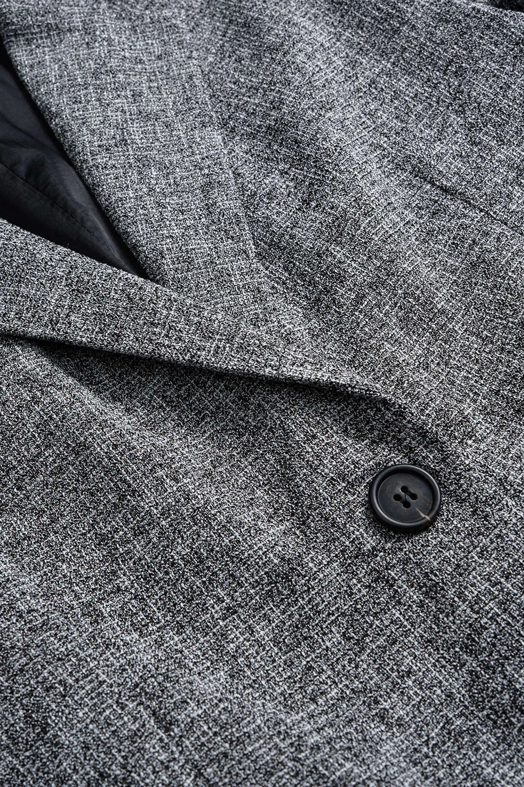 Notched Lapel Shoulder Pads Blazer sold by Micas product image thumbnail 3