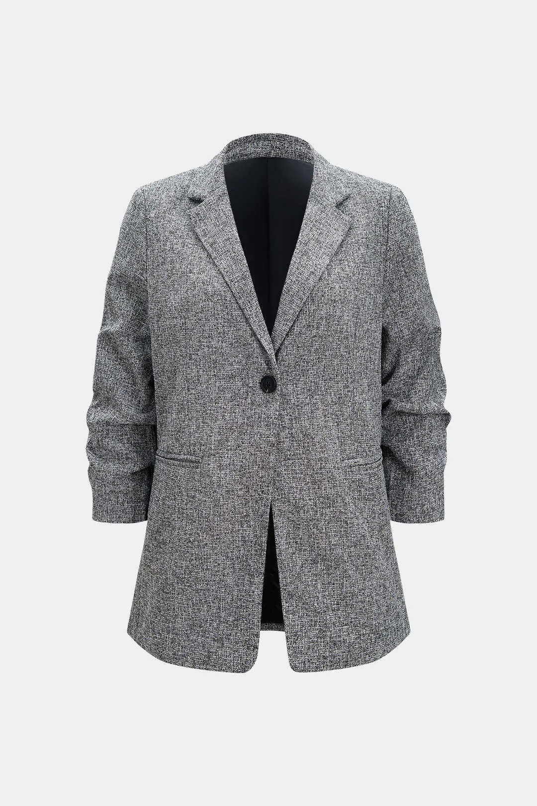 Notched Lapel Shoulder Pads Blazer sold by Micas