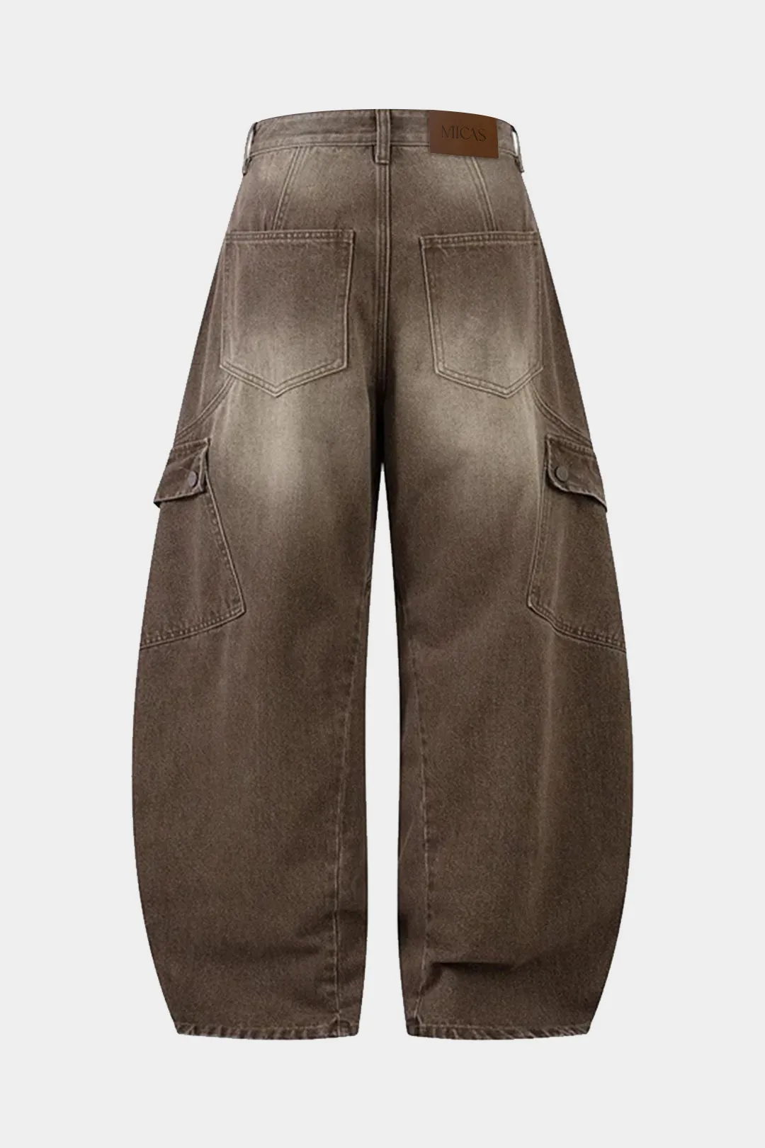 Denim Pocket Wide Leg Jeans sold by Micas product image thumbnail 2