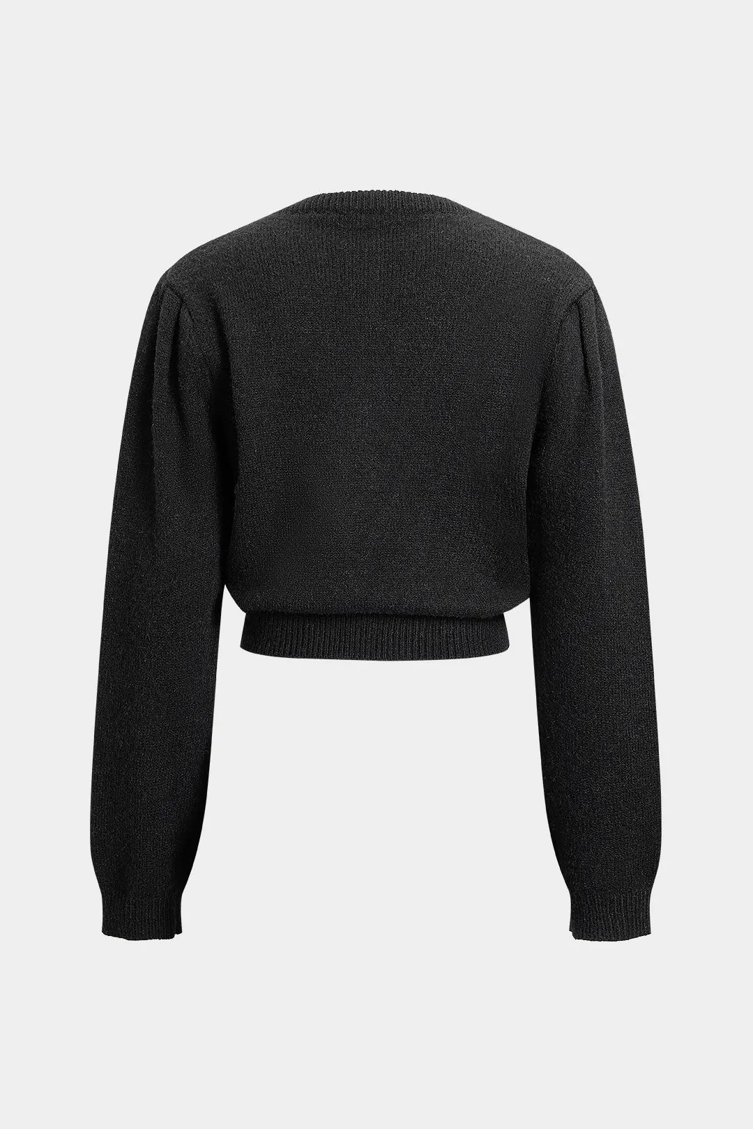 Knit Tie-Up Button Cardigan sold by Micas product image thumbnail 2