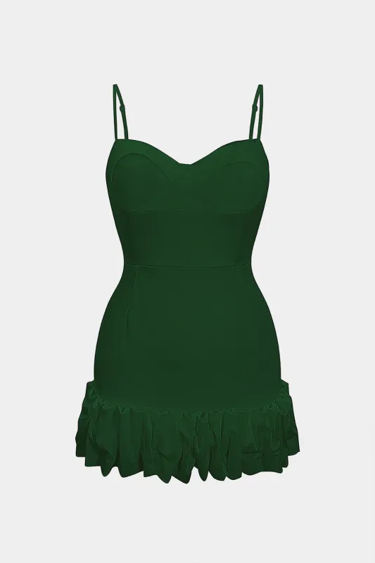 Plus Size Ruffle Slip Sleeveless Mini Dress sold by Micas