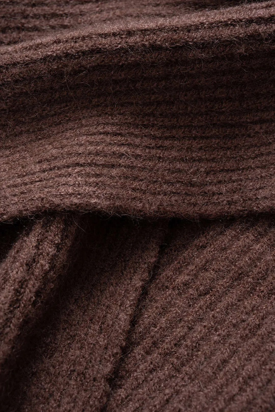 Knit Crossed V-Neck Long-Sleeve Top sold by Micas product image thumbnail 3