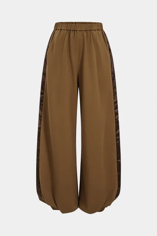 Patchwork Detail Ruched Pants sold by Micas