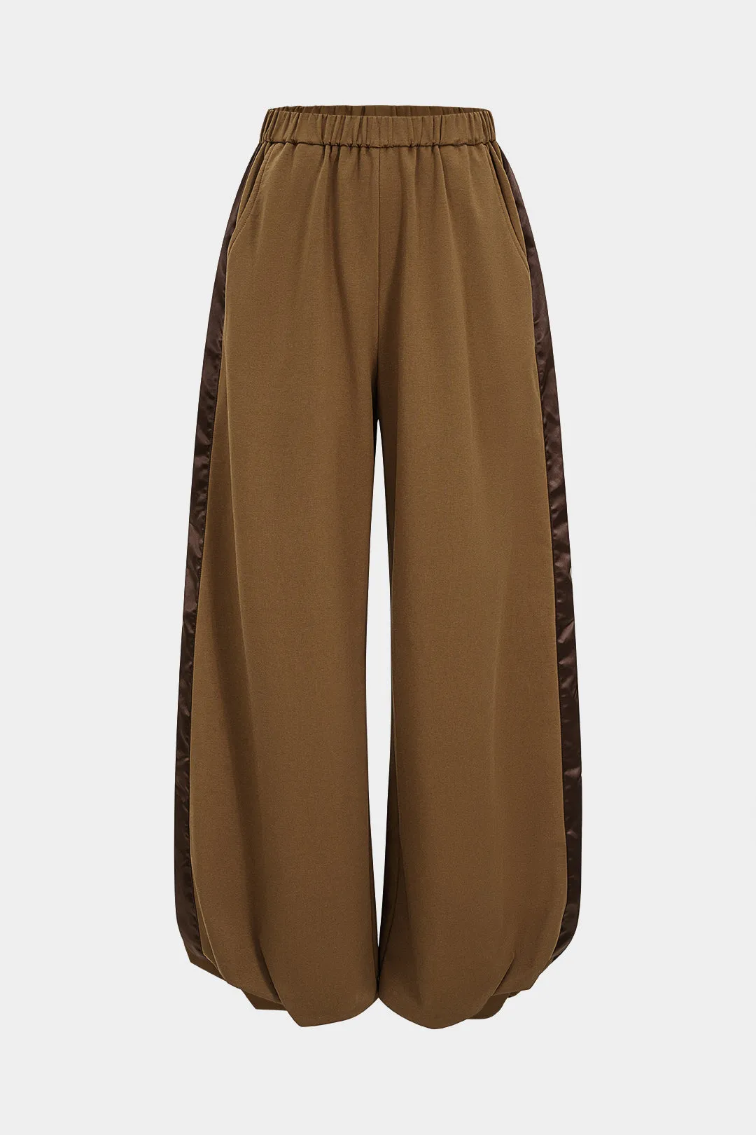 Patchwork Detail Ruched Pants sold by Micas