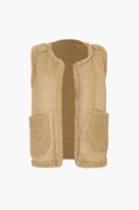 Faux Shearling Vest sold by Micas