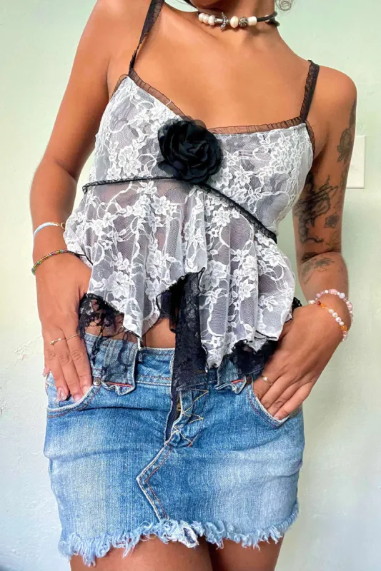 3d blomsterblonder tank top sold by Micas