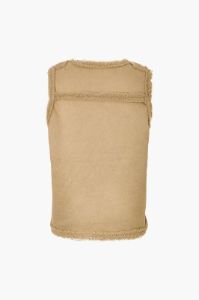 Faux Shearling Vest sold by Micas