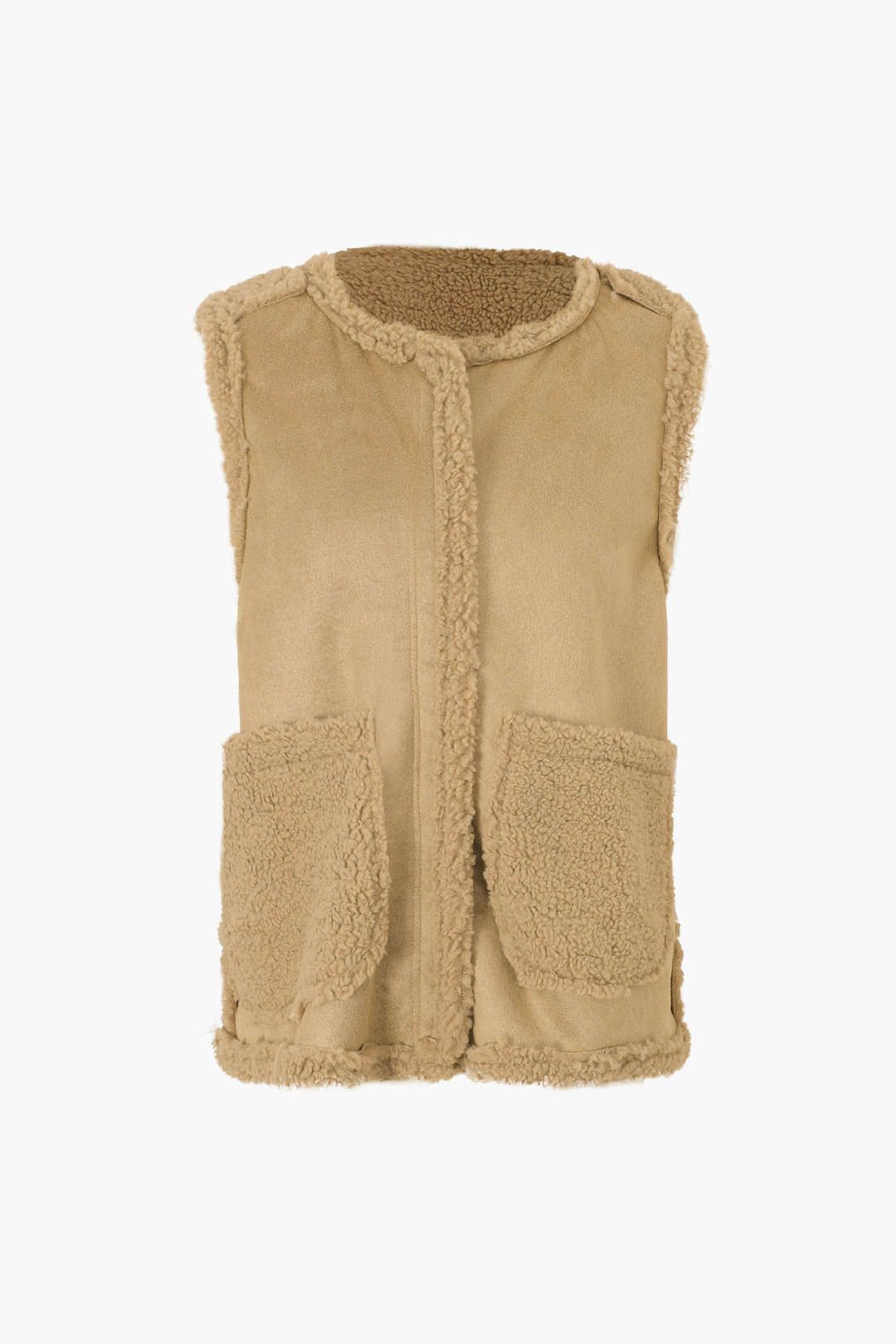 Faux Shearling Vest sold by Micas product image thumbnail 2