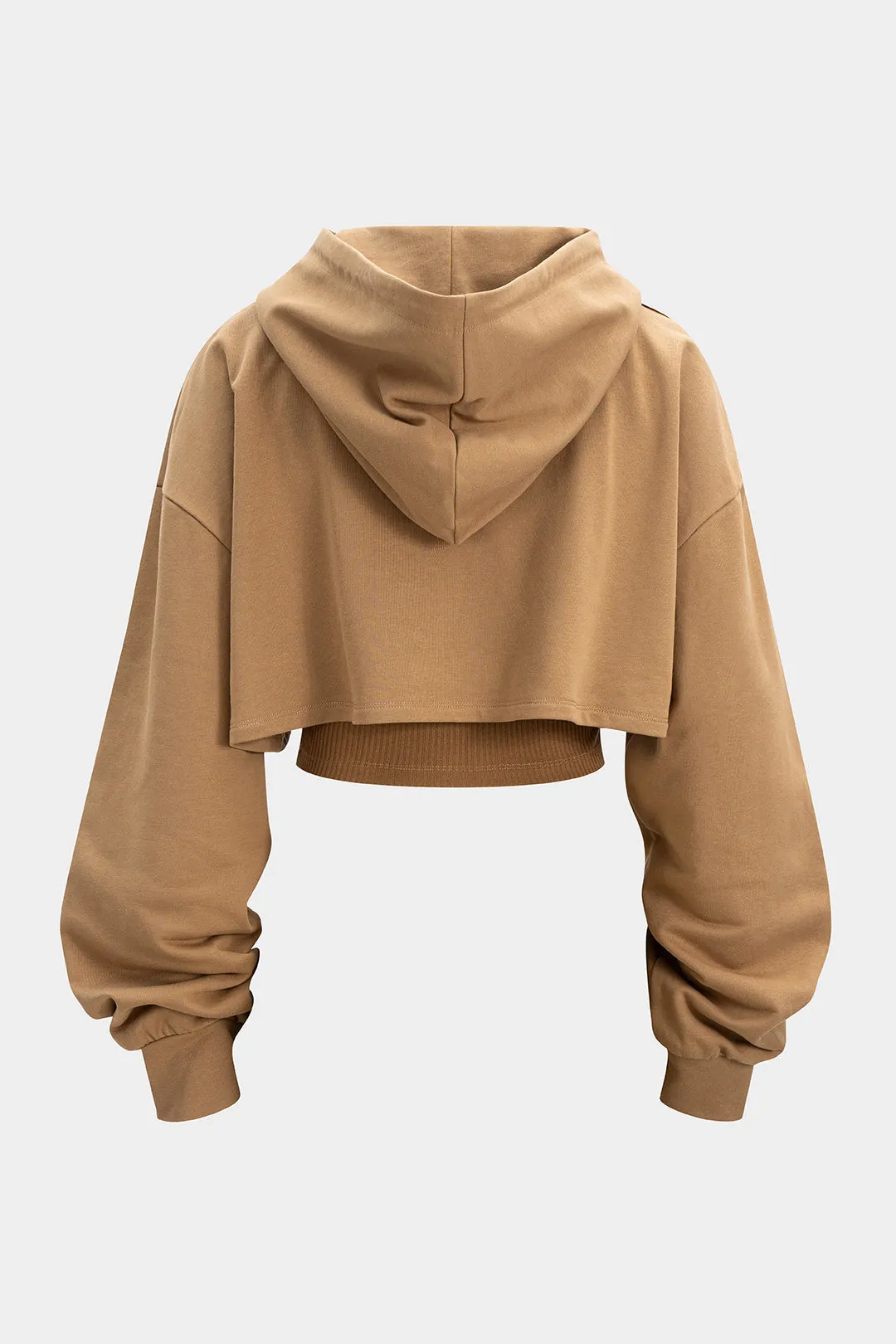 Knit Patchwork Drawstring Hoodie sold by Micas product image thumbnail 2