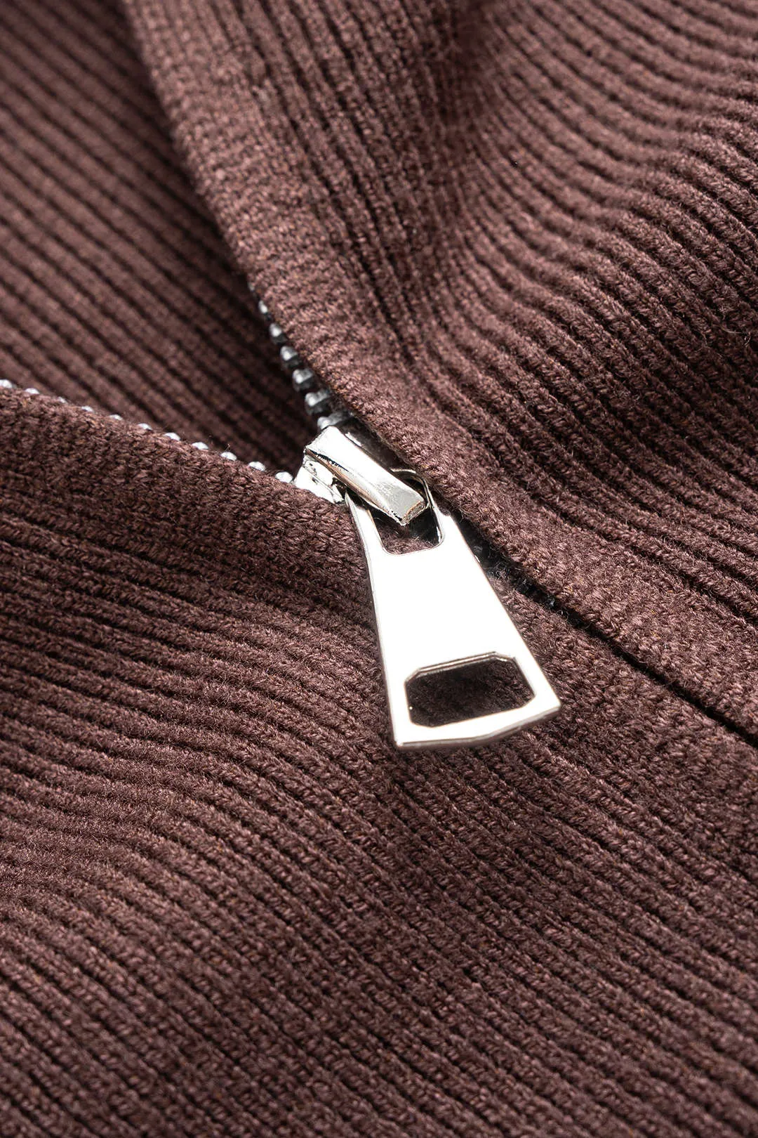 Knit Zipper Hooded Sweater Caedigan And Wide Leg Pants Set sold by Micas product image thumbnail 5