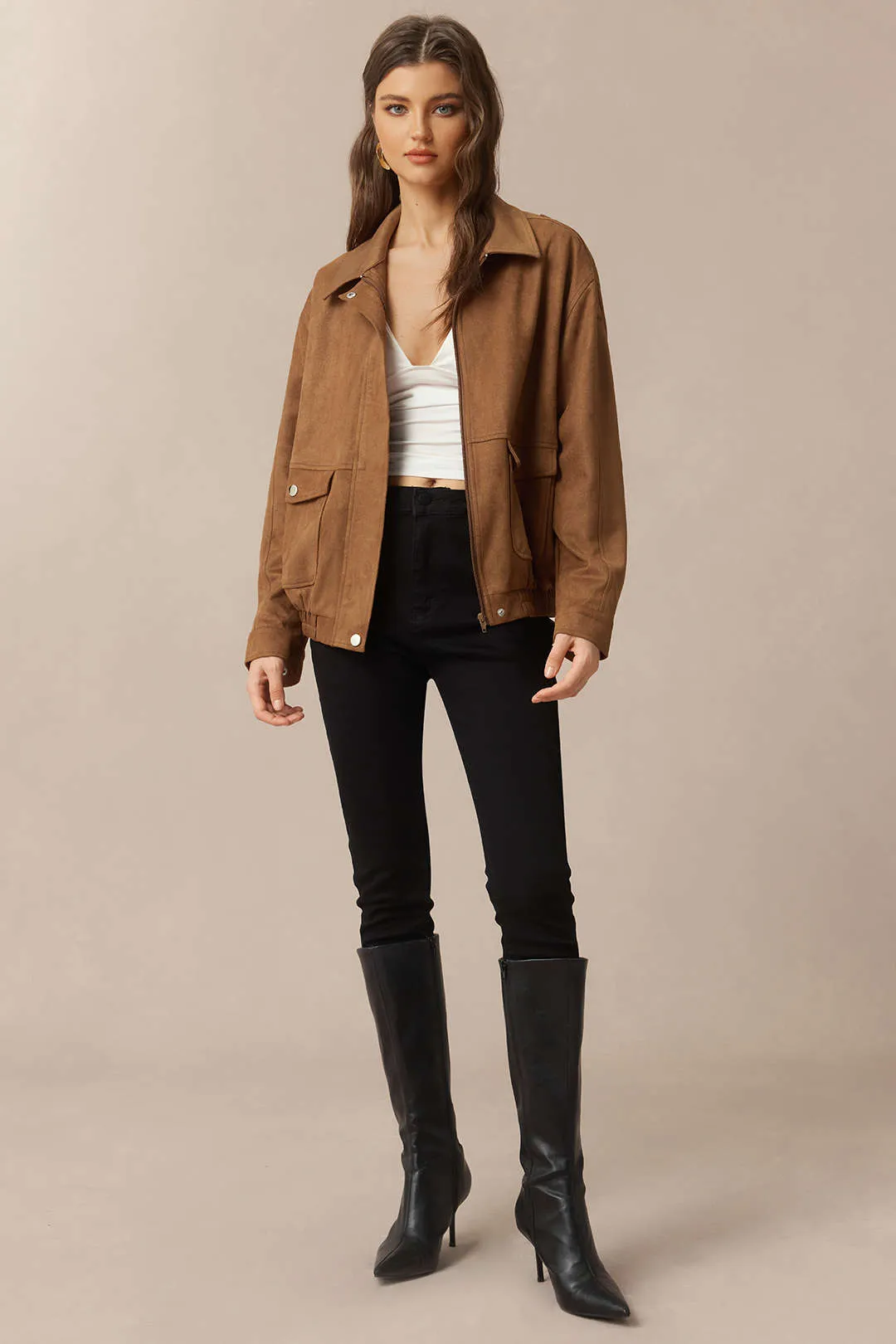 Suede Pocket Jacket sold by Micas