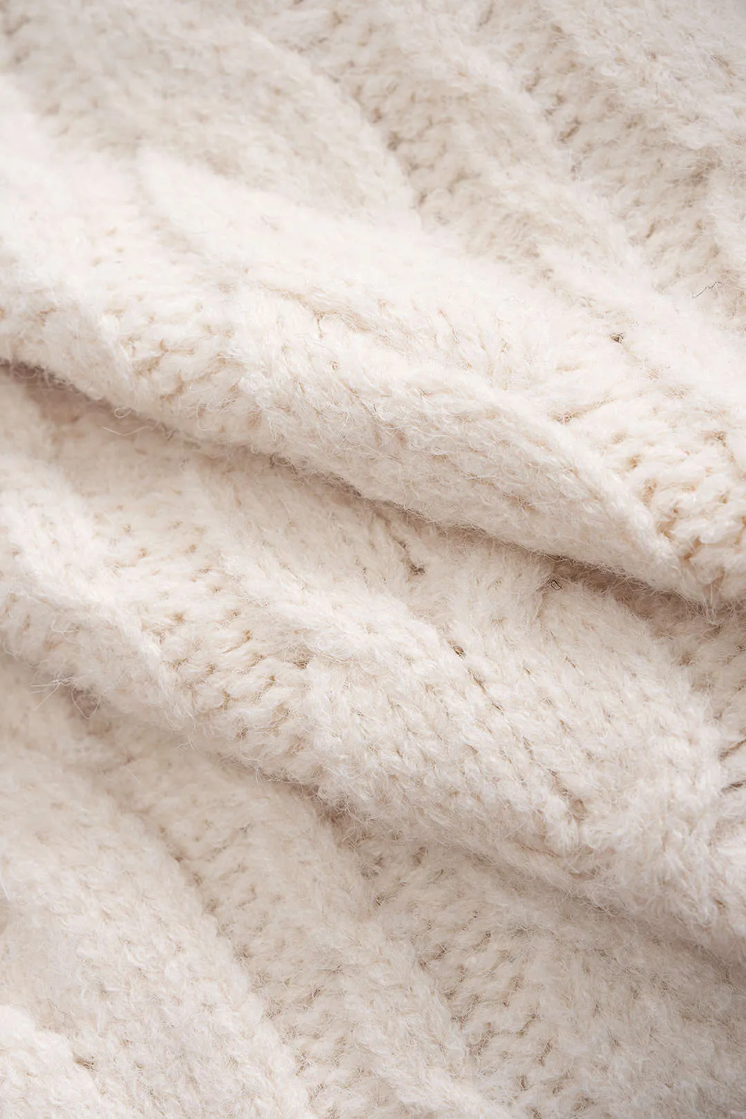 Knitted Denim Patchwork Metallic Button Hooded Sweater Cardigan sold by Micas product image thumbnail 5