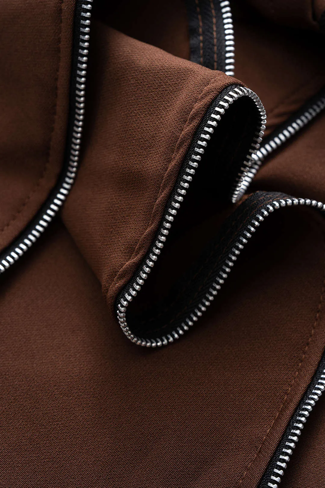 Double Breasted Notched Lapel Ruffels Blazer sold by Micas product image thumbnail 4