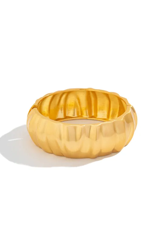 Metallic Wide Bracelet sold by Micas