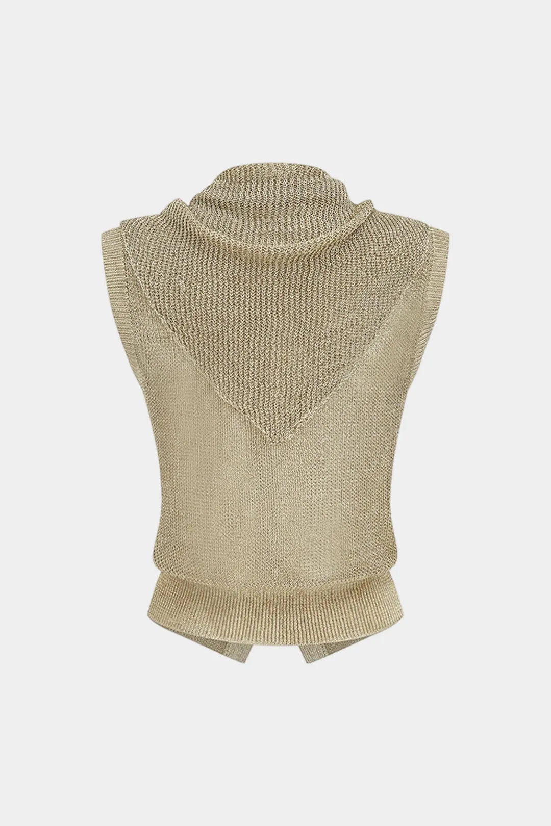 Knit Tie Front Vest sold by Micas product image thumbnail 2