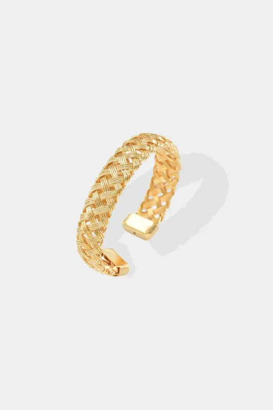 Metal Open Bracelet sold by Micas