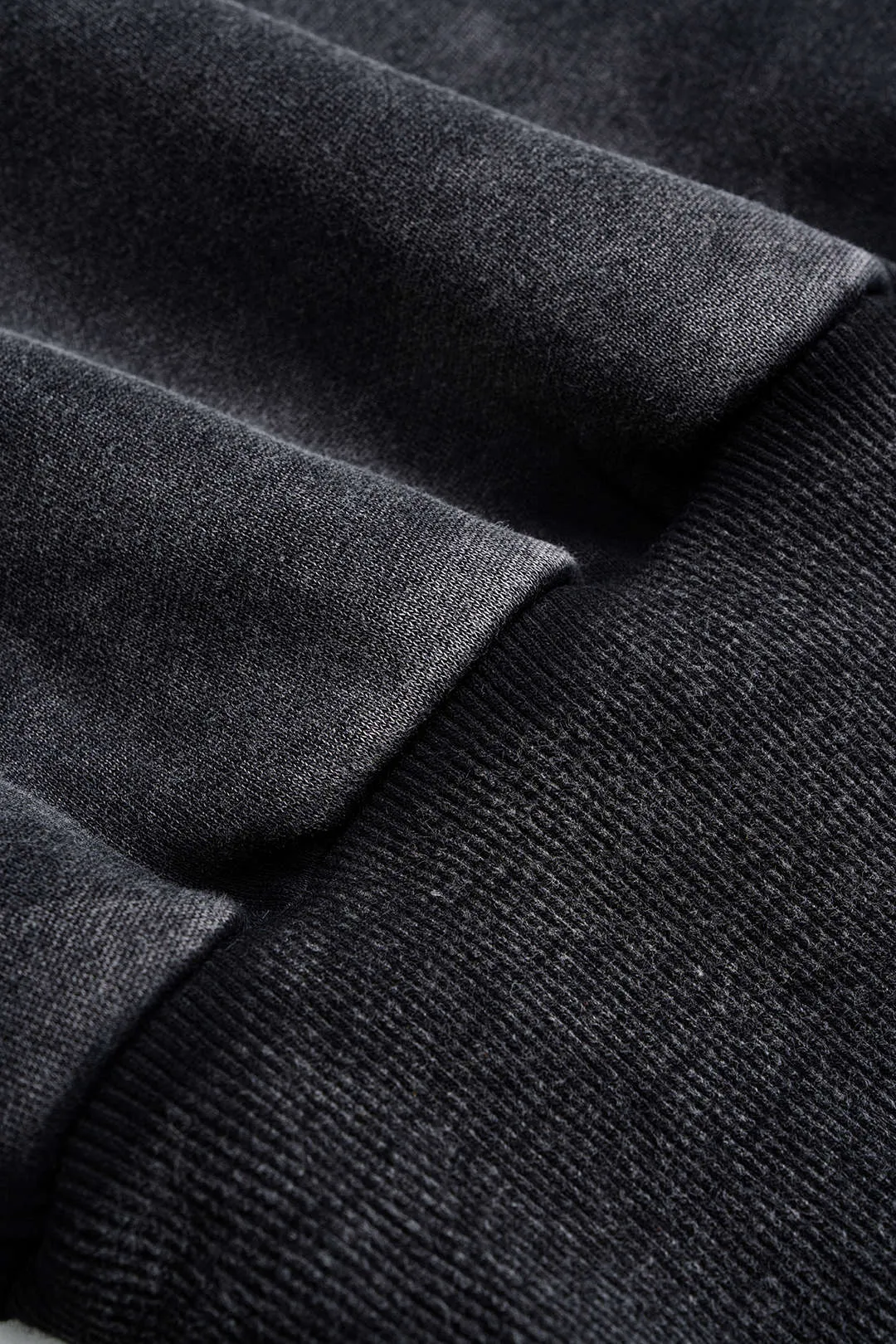 Hooded Drawstrings Zipper Cropped Sweatshirt sold by Micas product image thumbnail 4